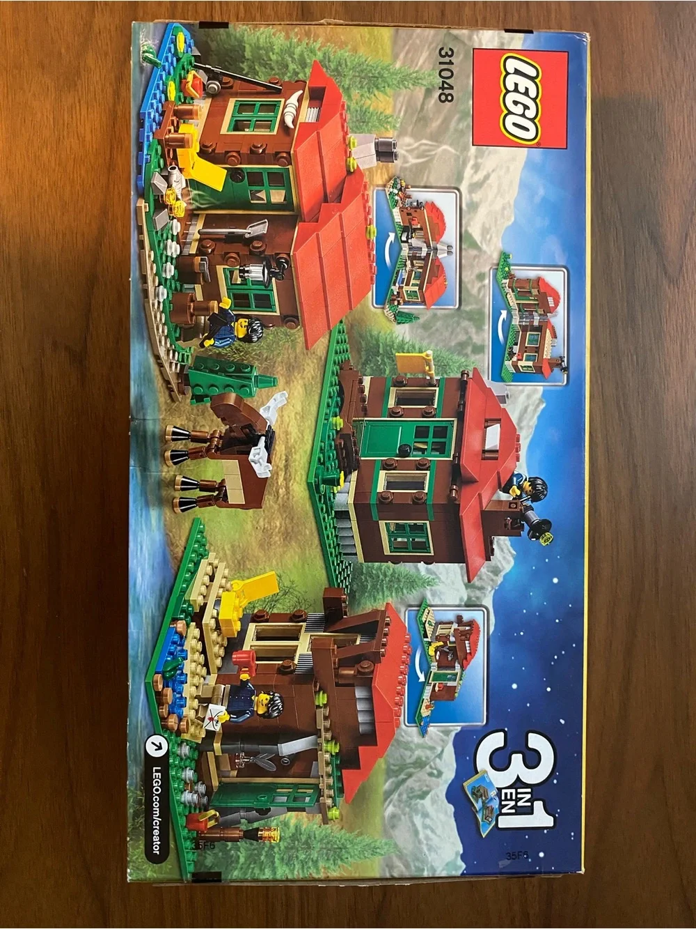 LEGO RETIRED Lakeside Lodge 3-in-1 Builder Set NIB and Sealed